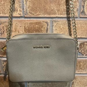 Michael Kors Crossbody Purse Beige Tan